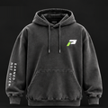 PODIUM Heavyweight Hoodie in Dark Gray, front